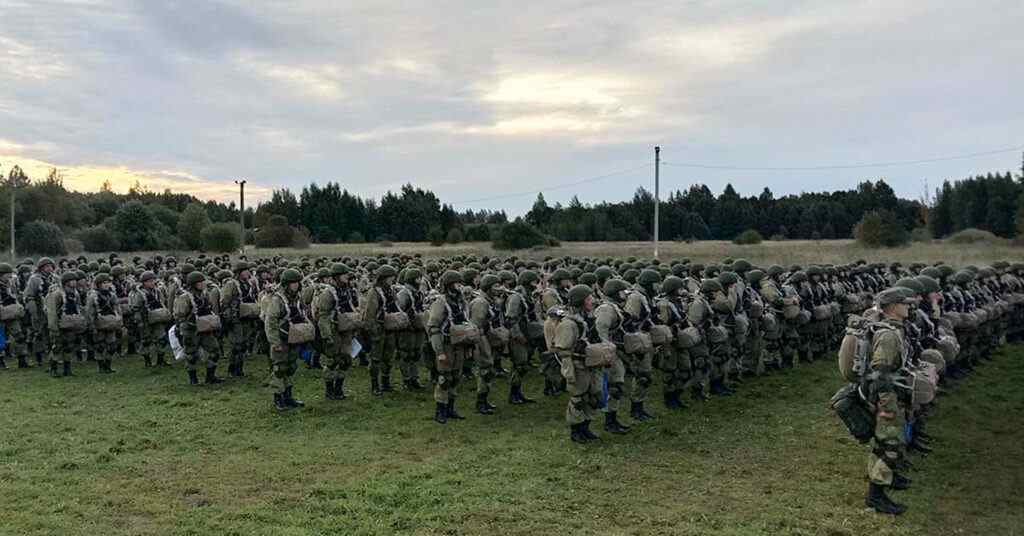 Білорусь відправила частину військ на навчання до Росії