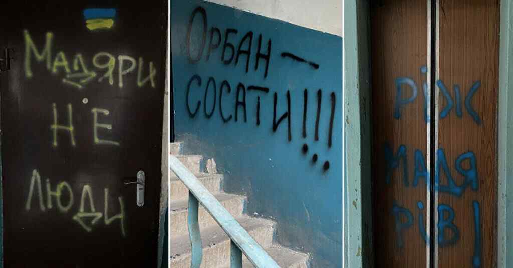 Угорські ЗМІ показали фото антиугорських написів у під’їзді Мукачева: в Україні відреагували