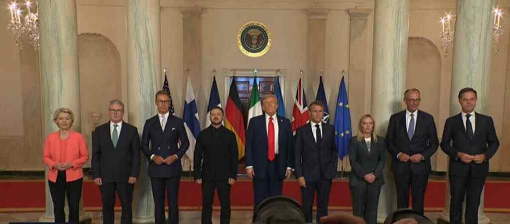 У США почалася зустріч Трампа та Зеленського з лідерами Європи У США почалася зустріч Трампа та Зеленського з лідерами Європи