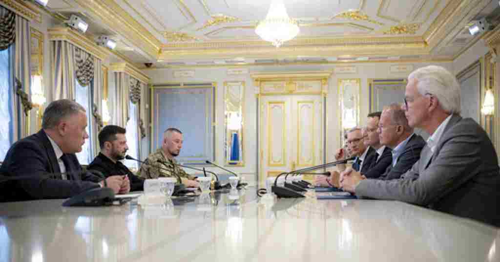 Зеленський провів зустріч з лідерами двох коаліційних фракцій Бундестагу