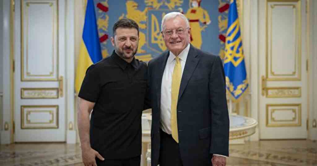 Зеленський жартома порівняв Келлога з ППО і запропонував громадянство