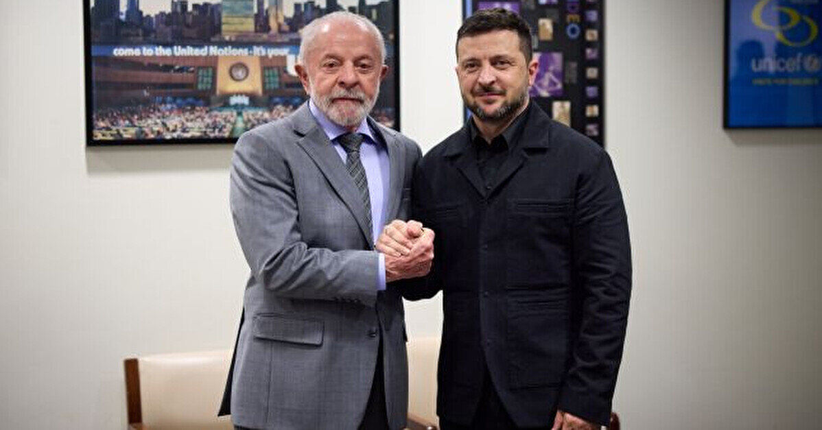 Зеленський обговорив з президентом Бразилії шляхи досягнення миру в Україні Зеленський обговорив з президентом Бразилії шляхи досягнення миру в Україні