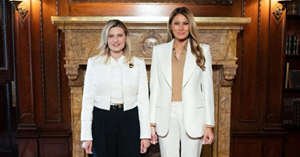 Олена Зеленська розкрила деталі зустрічі з Меланією Трамп