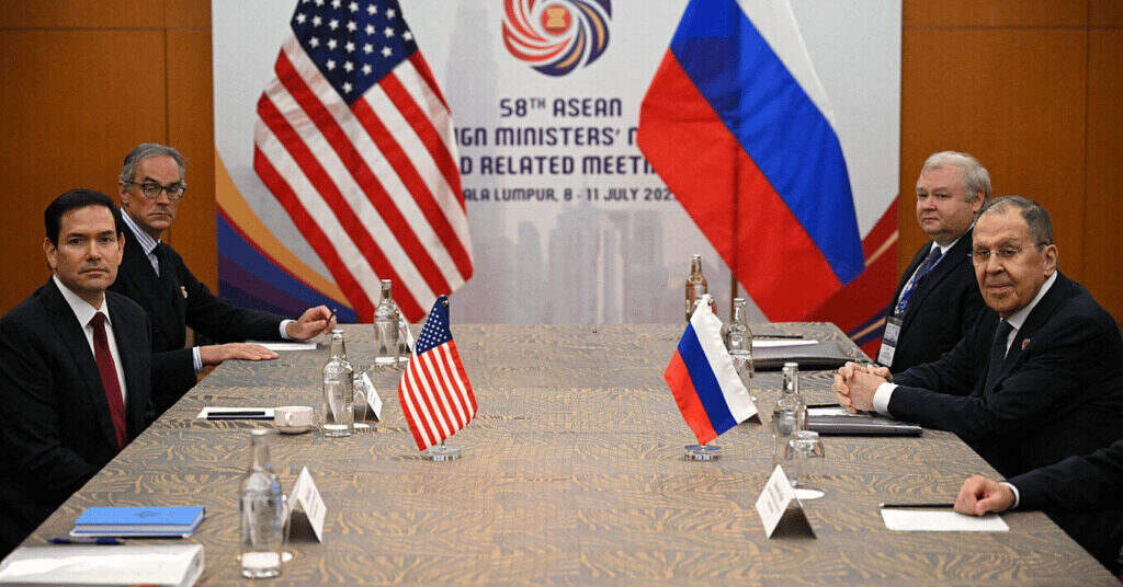 WSJ: Рубіо та Лавров продовжать опрацювання плану можливої зустрічі Трампа та Путіна WSJ: Рубіо та Лавров продовжать опрацювання плану можливої зустрічі Трампа та Путіна