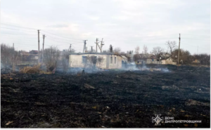 Кам’янський район: із сухої рослинності вогонь розповсюдився на господарську споруду Кам’янський район: із сухої рослинності вогонь розповсюдився на господарську споруду