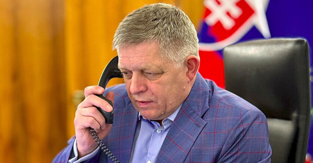 Поліція Словаччини розпочала розслідування проти Фіцо, якого звинувачують у держзраді