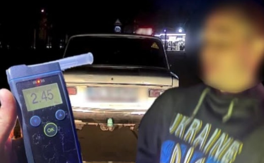 У Тернівському районі патрульні зупинили водія в стані алкогольного сп’яніння