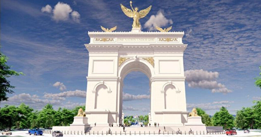 Трамп хоче звести 76-метрову тріумфальну арку у Вашингтоні Трамп хоче звести 76-метрову тріумфальну арку у Вашингтоні