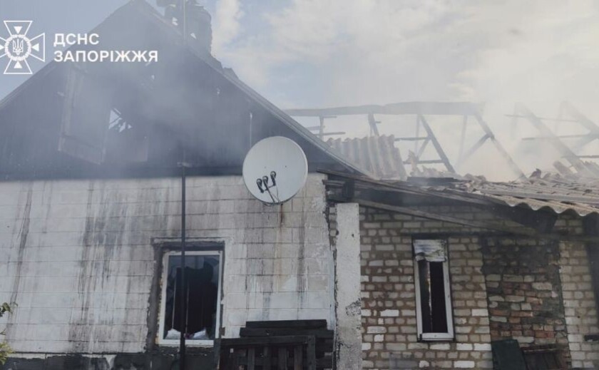 На пожежі у Запорізькому районі постраждав 21-річний чоловік