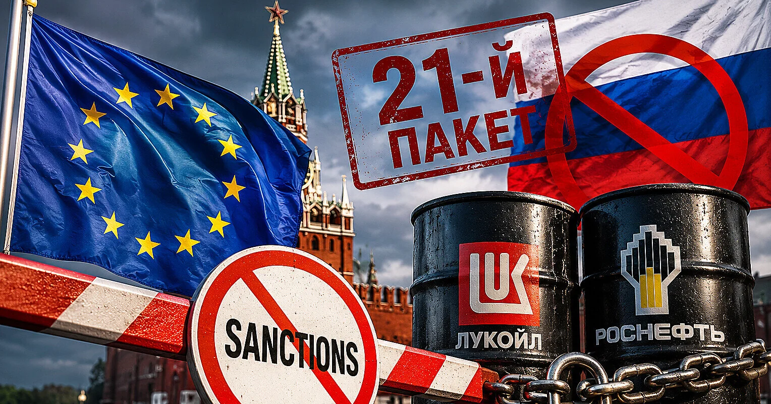 Під прицілом “Лукойл” та “Роснефть”: ЄС готує 21-й пакет санкцій проти РФ Під прицілом “Лукойл” та “Роснефть”: ЄС готує 21-й пакет санкцій проти РФ