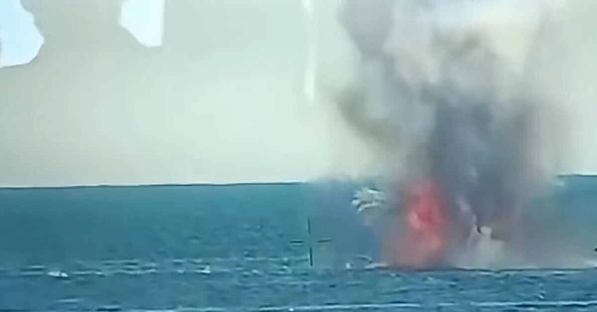 У Румунії показали знищення морського дрона з гармати F-16