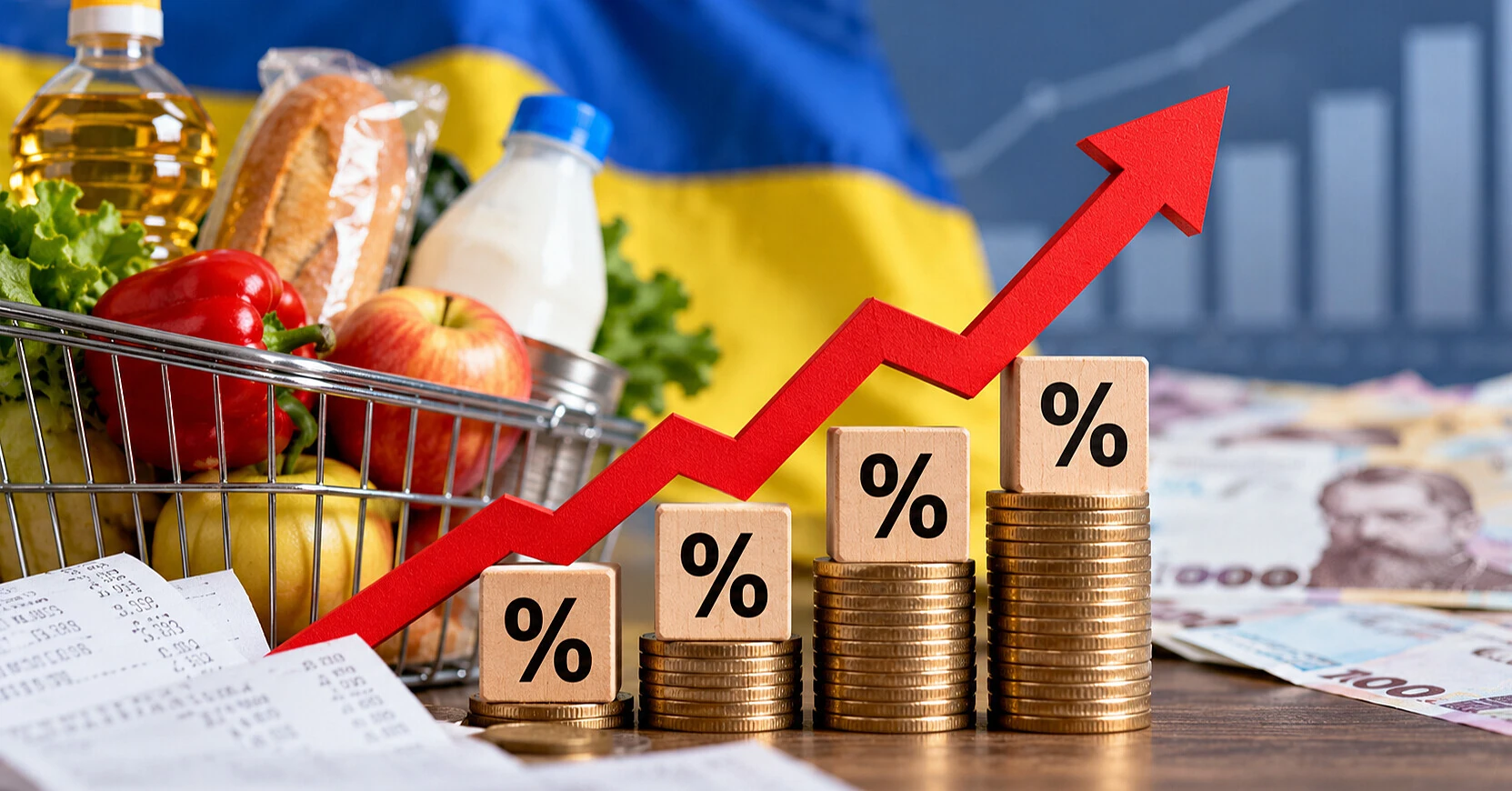 Інфляція в Україні повернулася до двозначного рівня