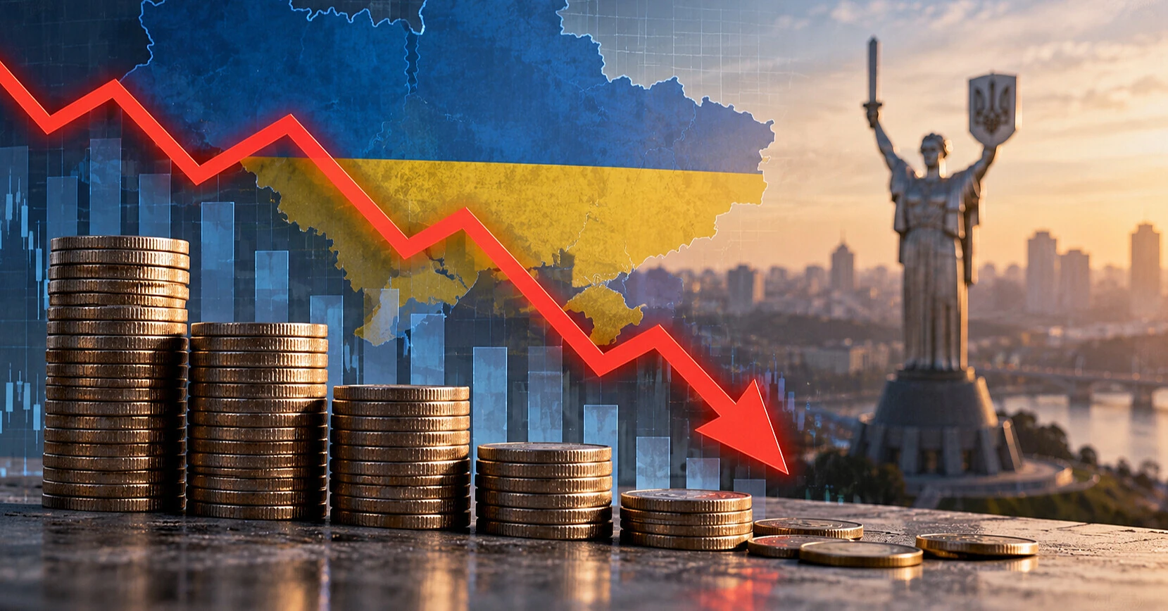 Українська економіка продовжує скорочуватися: ІЕД погіршив оцінку Українська економіка продовжує скорочуватися: ІЕД погіршив оцінку